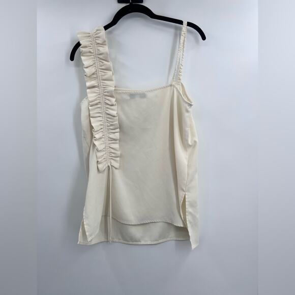 Jason Wu Cream Chiffon Top - Picture 5 of 6